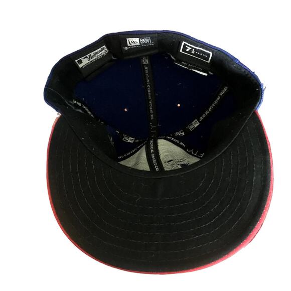 New Era Philadelphia Phillies Logo Fitted Hat 7 1/2 - Picture 4 of 4